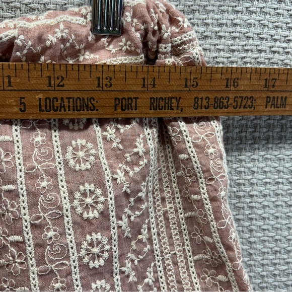 NWT Windsor Floral Dusty Rose Pink Shorts Women Sz Med Boho Beach Stretch Waist - Picture 5 of 7